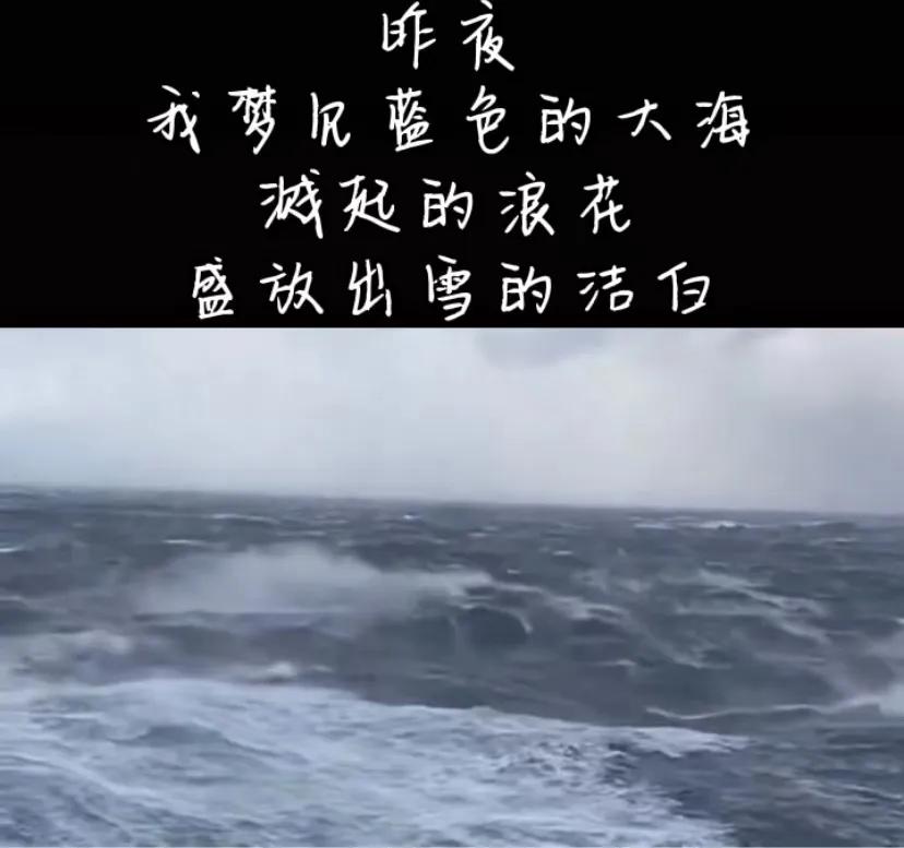 <原创文字>梦见蓝色的大海